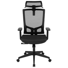 Load image into Gallery viewer, Mesh Office Chair with Synchro-Tilt in Black