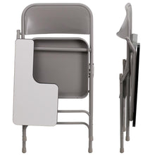 Load image into Gallery viewer, Premium Steel Folding Chair with Right Handed Tablet Arm
