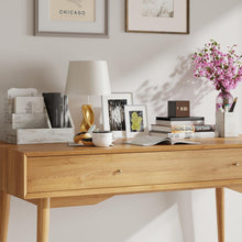 Load image into Gallery viewer, 3 Piece Wooden Organizer Set For Desktop, Table Top, or Vanity in Whitewashed