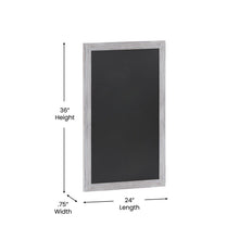 Load image into Gallery viewer, 24" x 36" Whitewashed Wall Mount Magnetic Chalkboard Sign