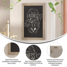 Load image into Gallery viewer, 20" x 30" Weathered Wall Mount Magnetic Chalkboard Sign