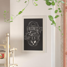 Load image into Gallery viewer, 20" x 30" White Wall Mount Magnetic Chalkboard Sign