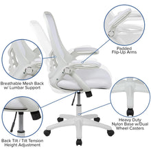 Load image into Gallery viewer, High Back White Mesh Ergonomic Swivel Office Chair