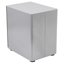 Load image into Gallery viewer, 3-Drawer Mobile Locking Filing Cabinet with Anti-Tilt Mechanism, Gray