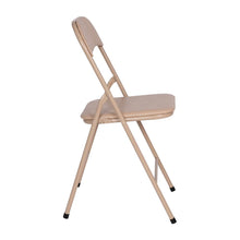 Load image into Gallery viewer, 5 Piece Tan Folding Card Table and Chair Set