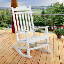 Load image into Gallery viewer, All-Weather Poly Resin Rocking Chair in White