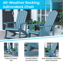 Load image into Gallery viewer, Adirondack Rocking Chair in Sea Foam