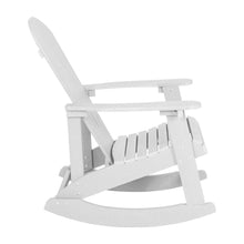Load image into Gallery viewer, Adirondack Rocking Chair with Rust Resistant Stainless Steel Hardware in White