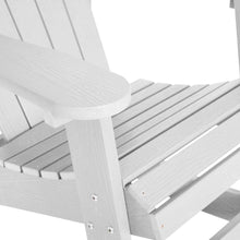 Load image into Gallery viewer, Adirondack Rocking Chair with Rust Resistant Stainless Steel Hardware in White