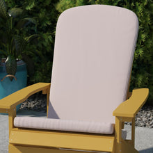 Load image into Gallery viewer, Set of 2 All Weather High Back Adirondack Chair Cushions - Cream
