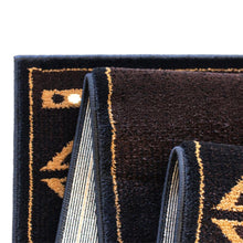 Load image into Gallery viewer, Southwestern 2' x 7' Brown Area Rug - Olefin Accent Rug with Jute Backing