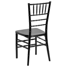 Load image into Gallery viewer, PREMIUM Black Resin Stacking Chiavari Chair