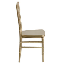 Load image into Gallery viewer, PREMIUM Gold Resin Stacking Chiavari Chair