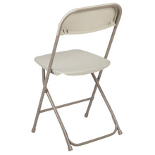 Load image into Gallery viewer, HERCULES Series 650 lb. Capacity Premium Beige Plastic Folding Chair