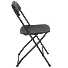 Load image into Gallery viewer, HERCULES Series 650 lb. Capacity Premium Black Plastic Folding Chair