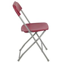 Load image into Gallery viewer, HERCULES Series 650 lb. Capacity Premium Red Plastic Folding Chair