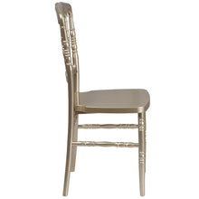 Load image into Gallery viewer, Gold Resin Stacking Napoleon Chair