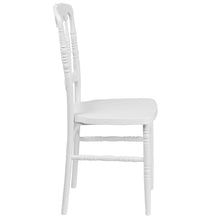 Load image into Gallery viewer, White Resin Stacking Napoleon Chair