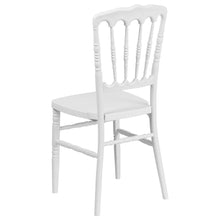 Load image into Gallery viewer, White Resin Stacking Napoleon Chair