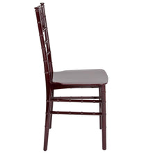 Load image into Gallery viewer, Mahogany Resin Stacking Chiavari Chair