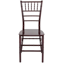 Load image into Gallery viewer, Mahogany Resin Stacking Chiavari Chair