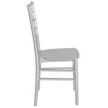 Load image into Gallery viewer, Silver Resin Stacking Chiavari Chair