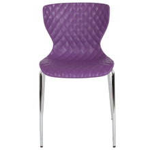Load image into Gallery viewer, Contemporary Design Purple Plastic Stack Chair