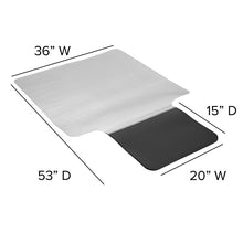Load image into Gallery viewer, Sit or Stand Mat Anti-Fatigue Support Combined with Floor Protection (36" x 53")
