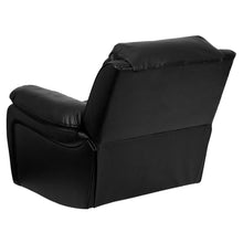 Load image into Gallery viewer, Black LeatherSoft Rocker Recliner + Headrest Cover