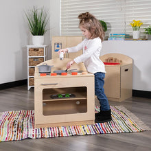 Load image into Gallery viewer, Children's Wooden Kitchen Stove for or Home Use - Safe, Kid Friendly Design