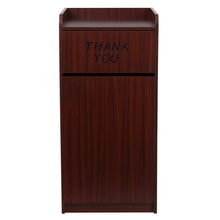 Load image into Gallery viewer, Wood Tray Top Receptacle in Mahogany