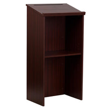 Load image into Gallery viewer, Stand-Up Wood Lectern in Mahogany