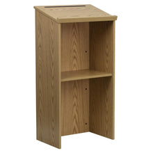 Load image into Gallery viewer, Stand-Up Wood Lectern in Oak
