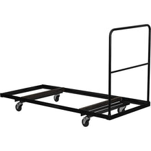 Load image into Gallery viewer, Black Folding Table Dolly for 30''W x 72''D Rectangular Folding Tables
