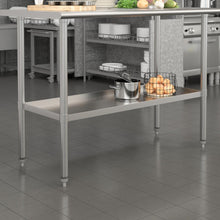 Load image into Gallery viewer, djustable Lower Shelf for 24" x 48" Stainless Steel Tables