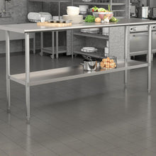 Load image into Gallery viewer, djustable Lower Shelf for 30" x 72" Stainless Steel Tables