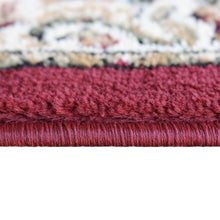 Load image into Gallery viewer, Persian 2' x 7' Burgundy Area Rug - Olefin Rug with Jute Backing