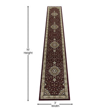 Load image into Gallery viewer, Medallion Motif 3' x 15' Runner Area Rug