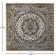 Load image into Gallery viewer, Medallion Motif 7' x 7' Octagonal Area Rug for Living Room or Bedroom