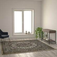 Load image into Gallery viewer, Medallion Motif 7' x 7' Octagonal Area Rug for Living Room or Bedroom