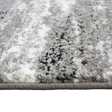 Load image into Gallery viewer, 2' x 7' Distressed Gray Olefin Area Rug for Entryway, Living Room, Bedroom