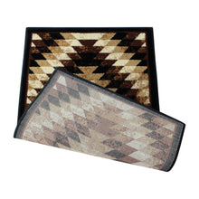 Load image into Gallery viewer, Southwestern 2' x 3' Brown Area Rug - Olefin Rug with Jute Backing