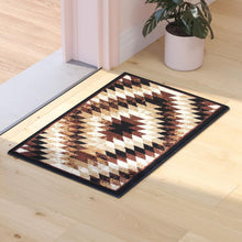 Load image into Gallery viewer, Southwestern 2' x 3' Brown Area Rug - Olefin Rug with Jute Backing