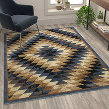 Load image into Gallery viewer, Arrowhead Motif 2' x 3' Southwestern Area Rug