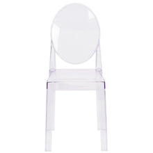 Load image into Gallery viewer, Ghost Chair with Oval Back in Revna Transparent Crystal