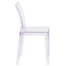 Load image into Gallery viewer, Ghost Chair with Square Back in Transparent Crystal