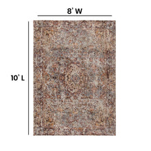 Load image into Gallery viewer, Artisan Old English Style Traditional Rug - 8' x 10' - Red