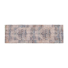 Load image into Gallery viewer, Artisan Old English Style Traditional Rug - 2'x6' - Blue Polyester