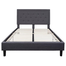 Load image into Gallery viewer, Queen Platform Bed | Queen Size Platform Bed Frame with Headboard
