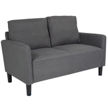 Load image into Gallery viewer, Contemporary Style Black LeatherSoft Sofa